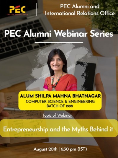 PEC Alumni Webinar Series (PWS): “Introduction to Business Strategy and Careers in Management Consulting” by Alum Suruchi Sharma